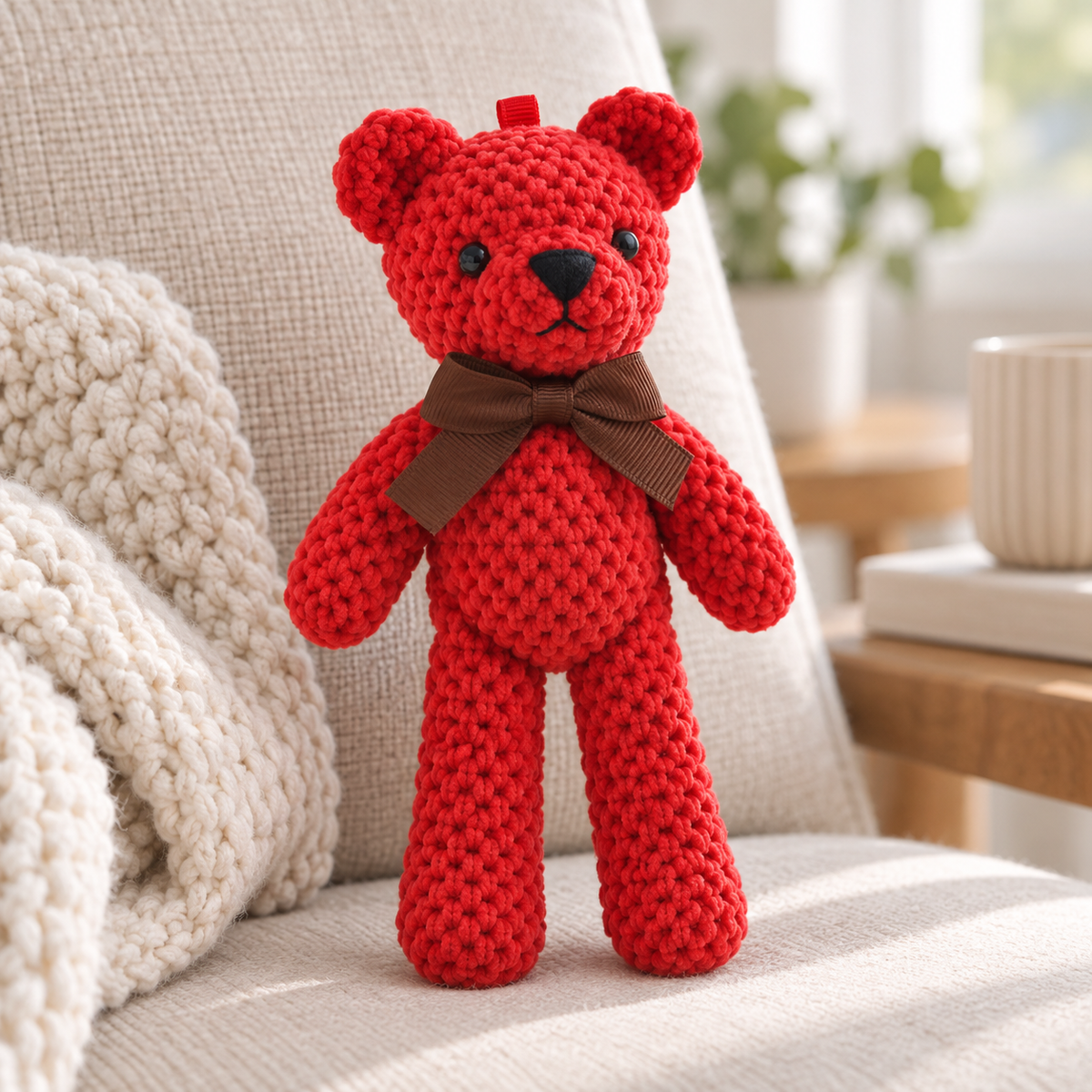 Plush Bear Keychain