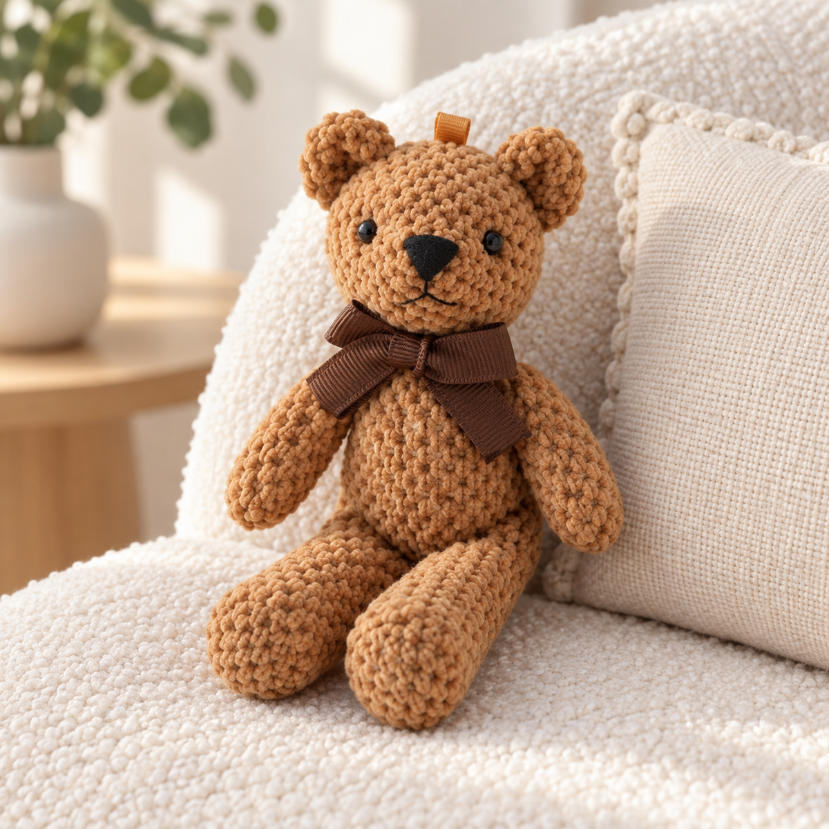 Plush Bear Keychain